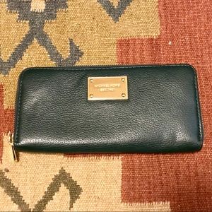 Michael kors green wallet